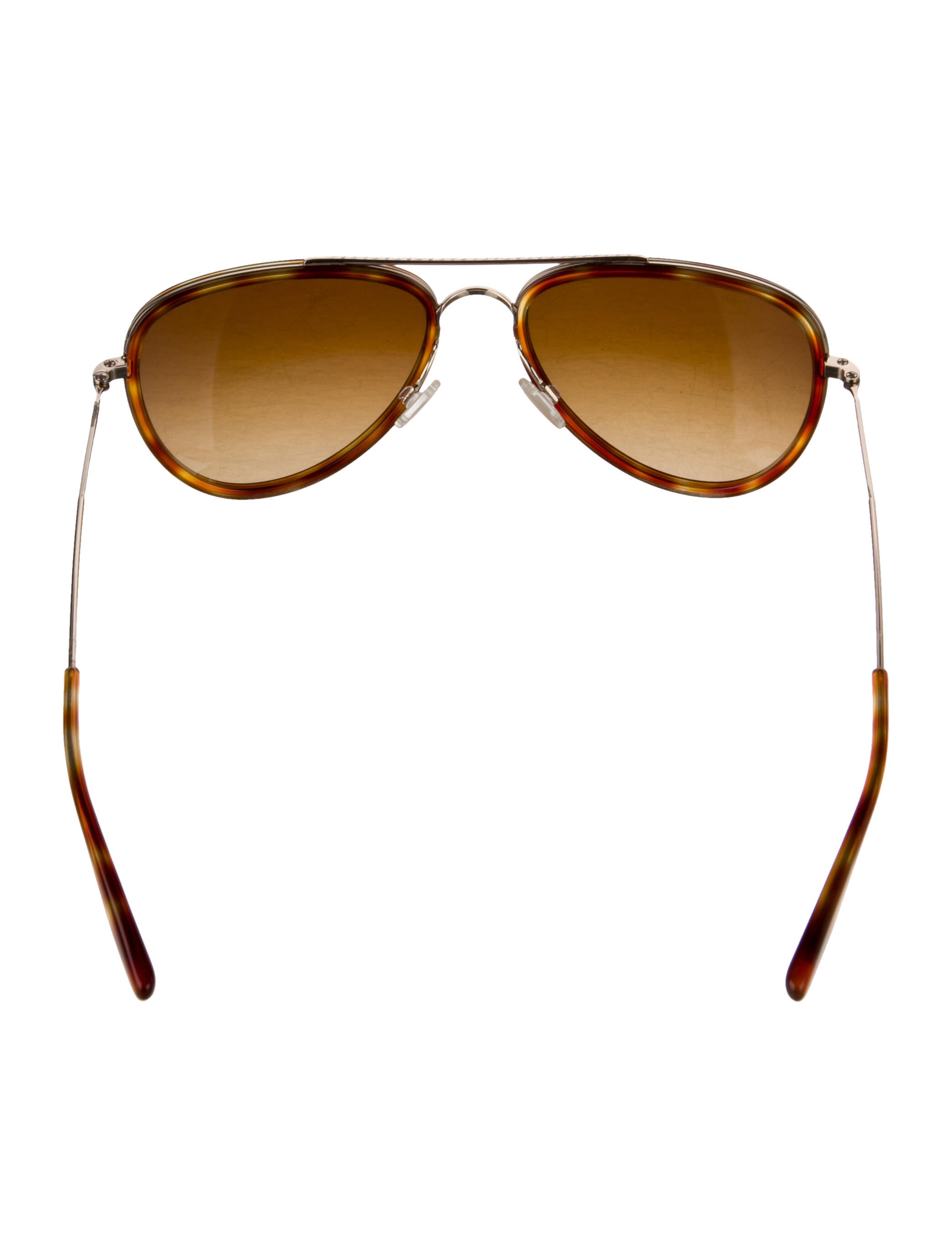 Barton Perreira Tortoise Shell Aviator Sunglasses