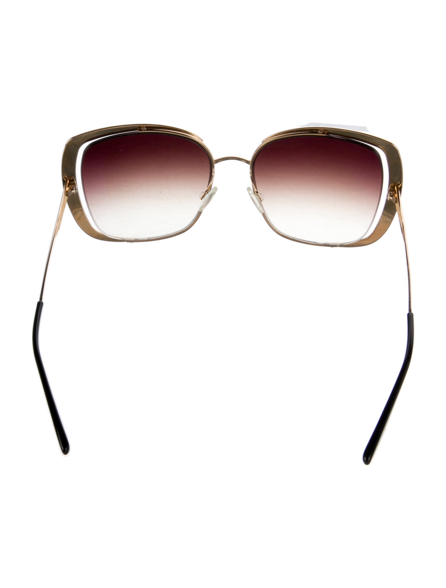 Barton Perreira Oversize Gradient Sunglasses