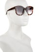Barton Perreira Oversize Gradient Sunglasses