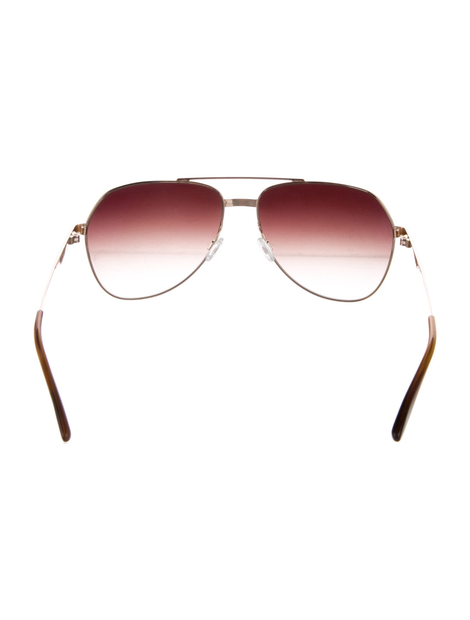 Barton Perreira Aviator Gradient Sunglasses