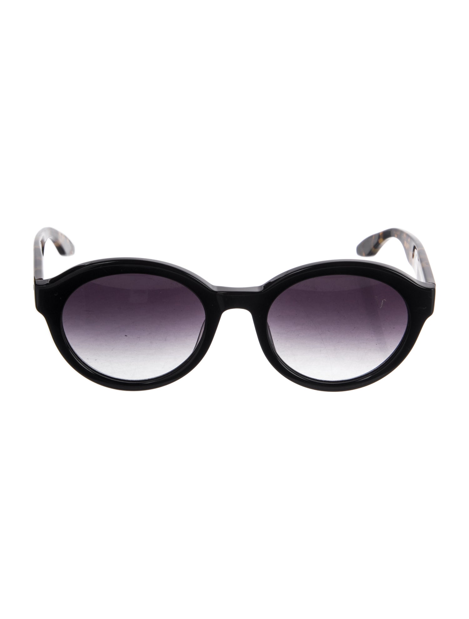 Barton Perreira Round Gradient Sunglasses