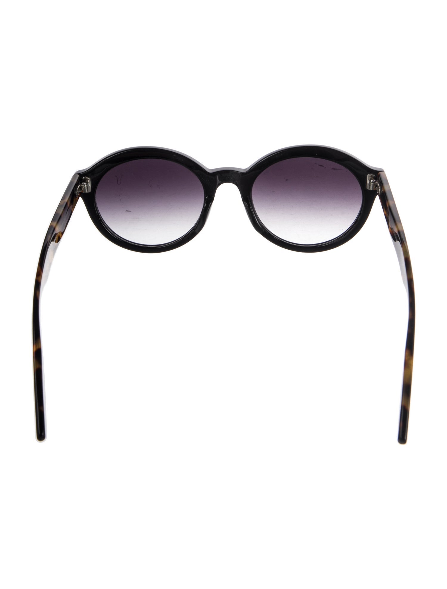 Barton Perreira Round Gradient Sunglasses