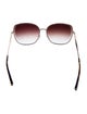 Barton Perreira Oversize Gradient Sunglasses