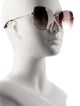 Barton Perreira Oversize Gradient Sunglasses