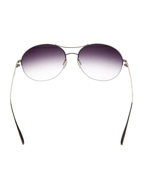 Barton Perreira Aviator Gradient Sunglasses
