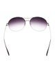 Barton Perreira Aviator Gradient Sunglasses