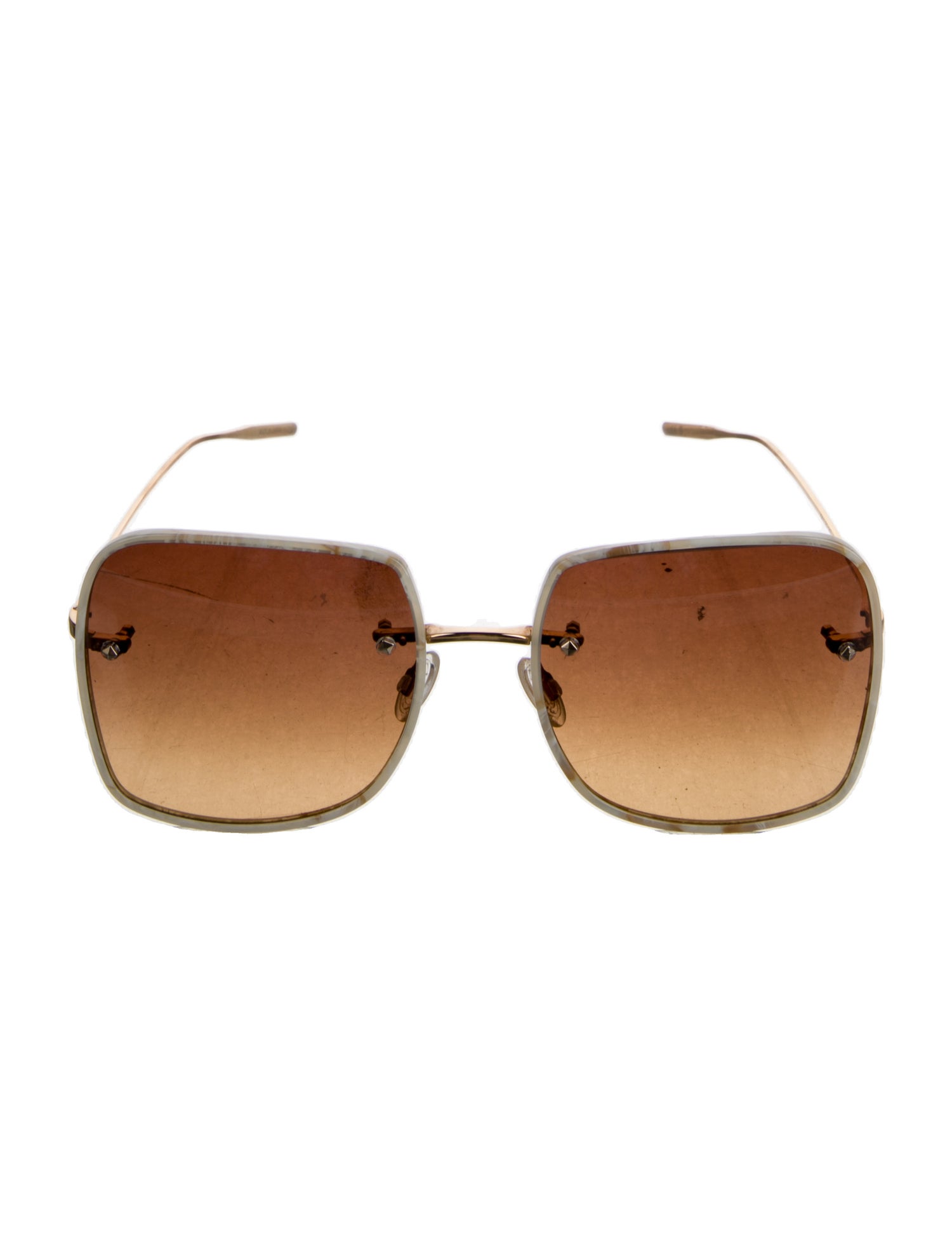 Barton Perreira Square Gradient Sunglasses