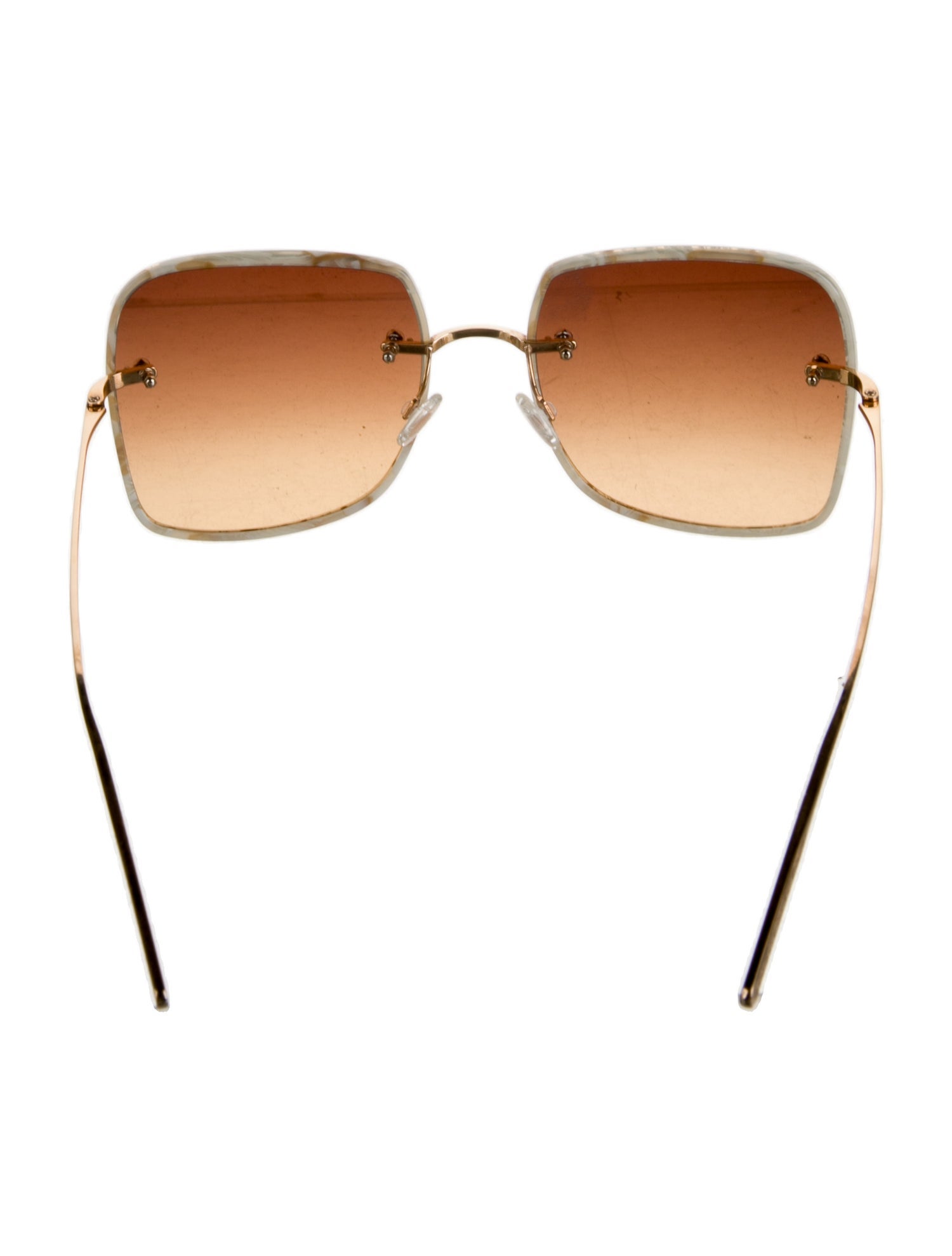 Barton Perreira Square Gradient Sunglasses