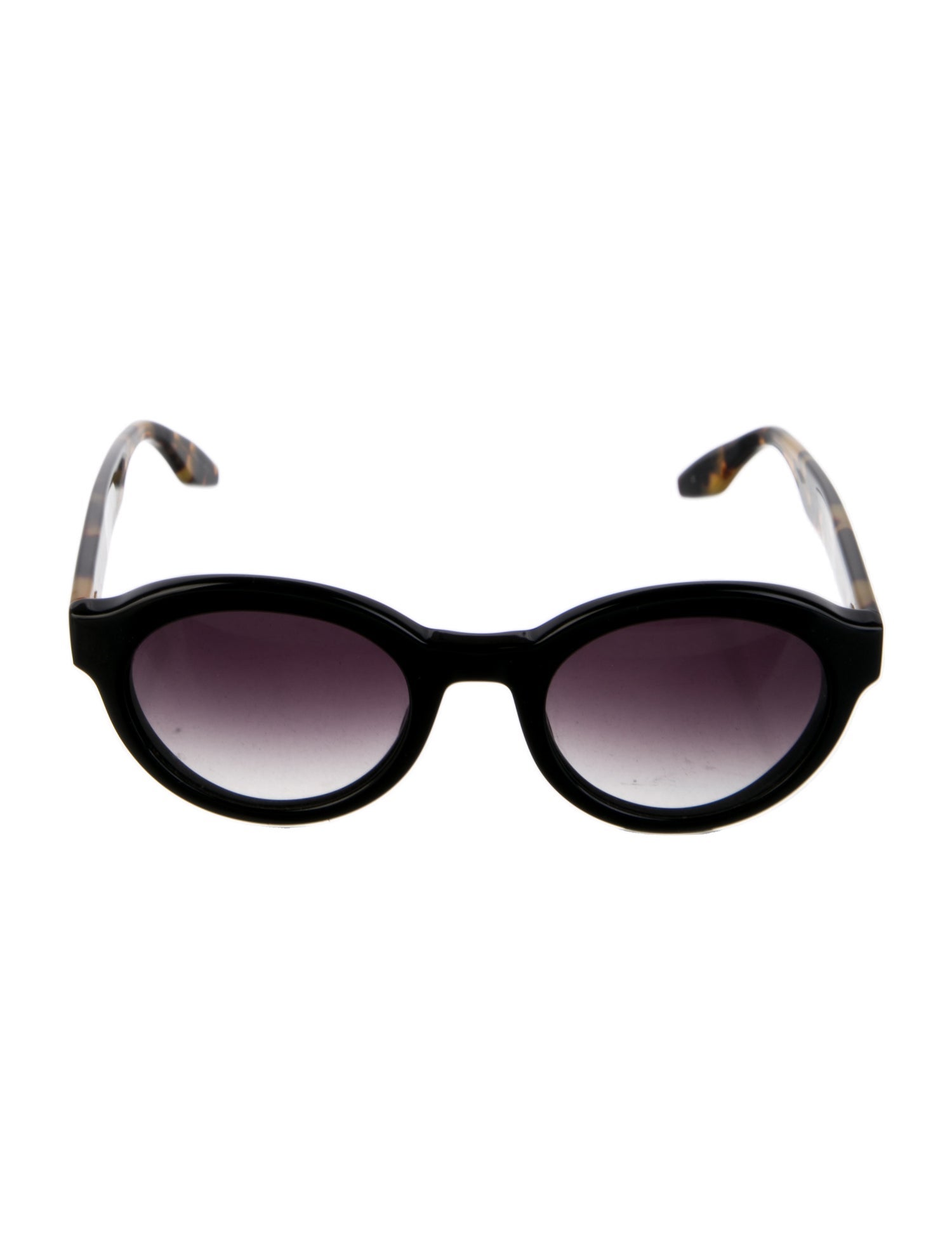 Barton Perreira Round Gradient Sunglasses