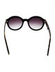 Barton Perreira Round Gradient Sunglasses