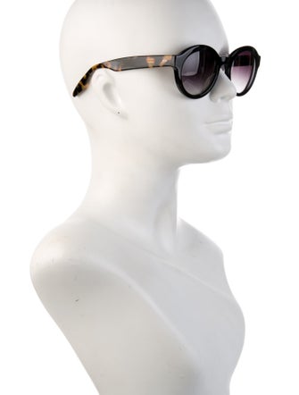 Barton Perreira Round Gradient Sunglasses