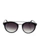 Barton Perreira Round Gradient Sunglasses