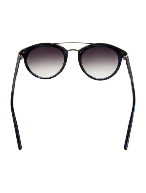 Barton Perreira Round Gradient Sunglasses