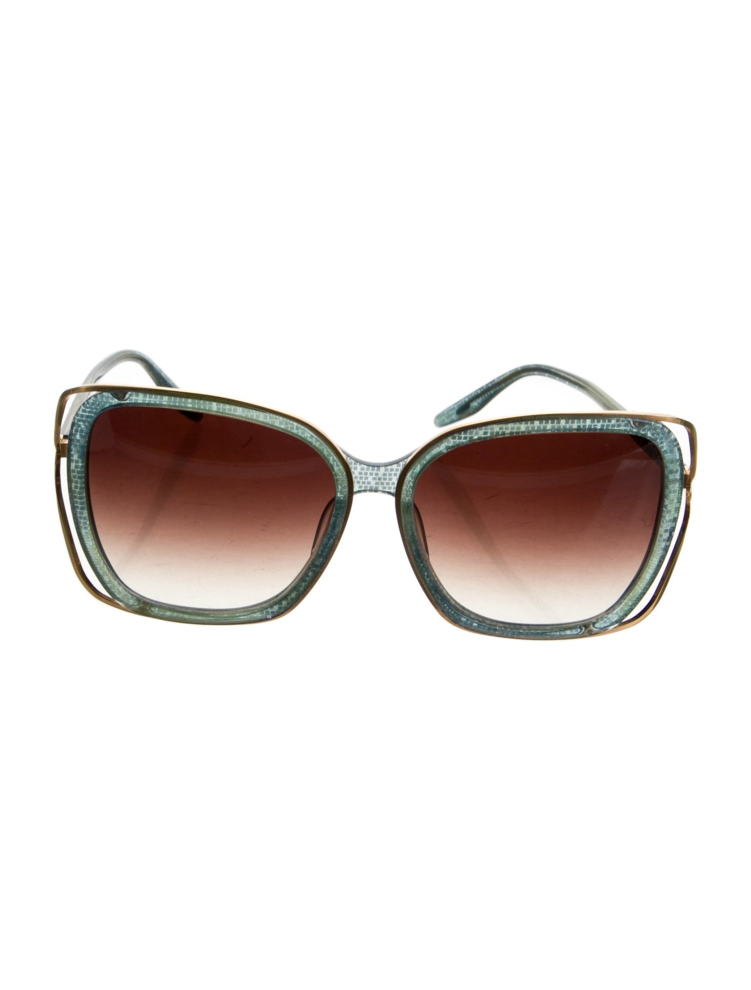 Barton Perreira Oversize Gradient Sunglasses