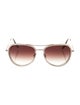 Barton Perreira Aviator Gradient Sunglasses