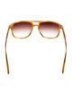 Barton Perreira Oversize Gradient Sunglasses