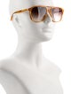 Barton Perreira Oversize Gradient Sunglasses