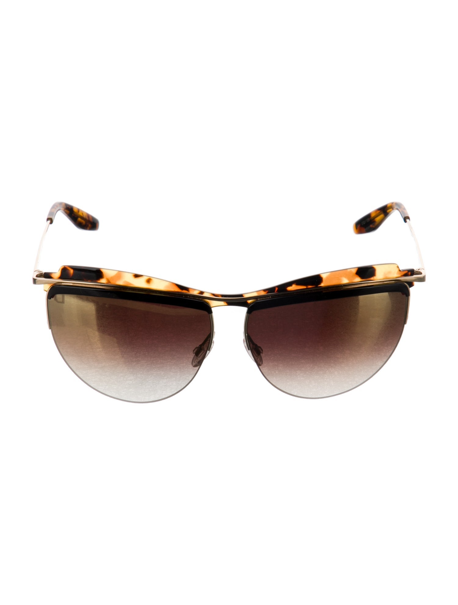 Barton Perreira Cat-Eye Gradient Sunglasses