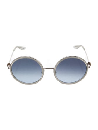 Barton Perreira Round Gradient Sunglasses