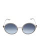 Barton Perreira Round Gradient Sunglasses