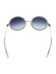 Barton Perreira Round Gradient Sunglasses
