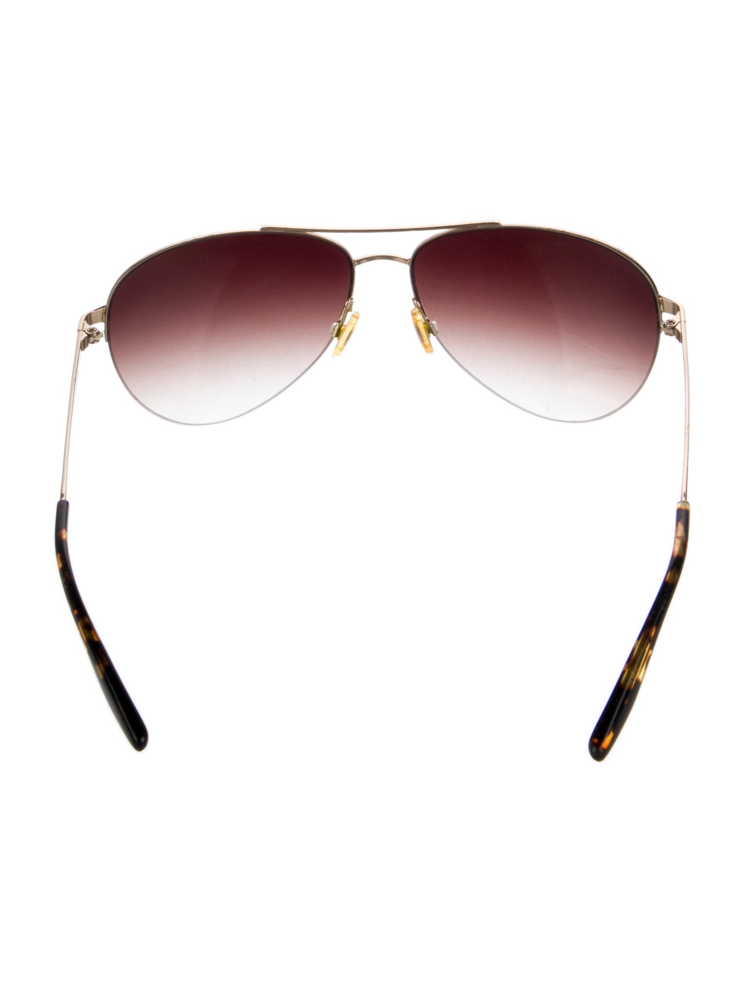 Barton Perreira Aviator Gradient Sunglasses