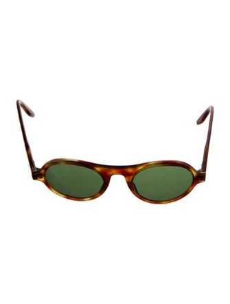 Barton Perreira Round Mirrored Sunglasses