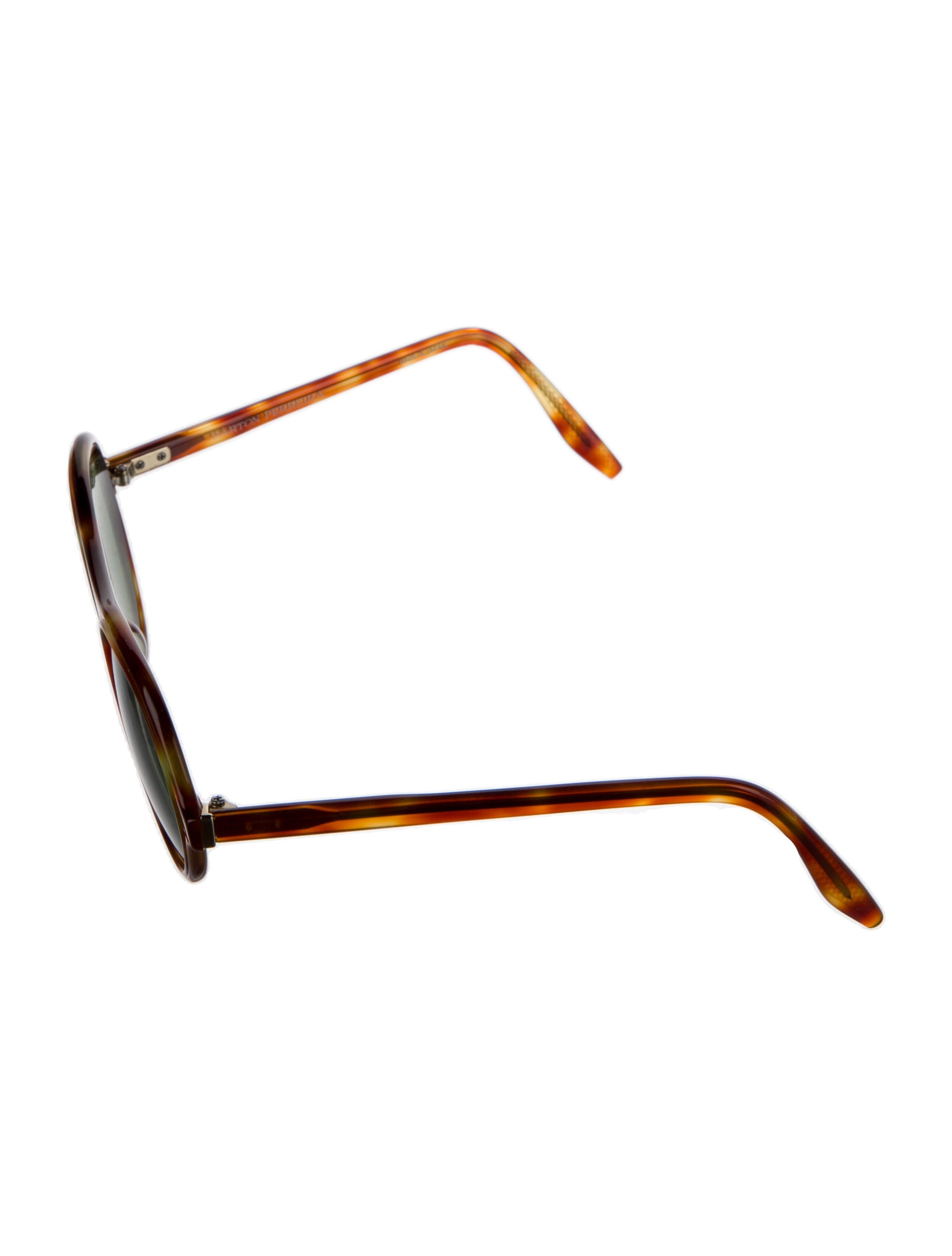 Barton Perreira Round Mirrored Sunglasses