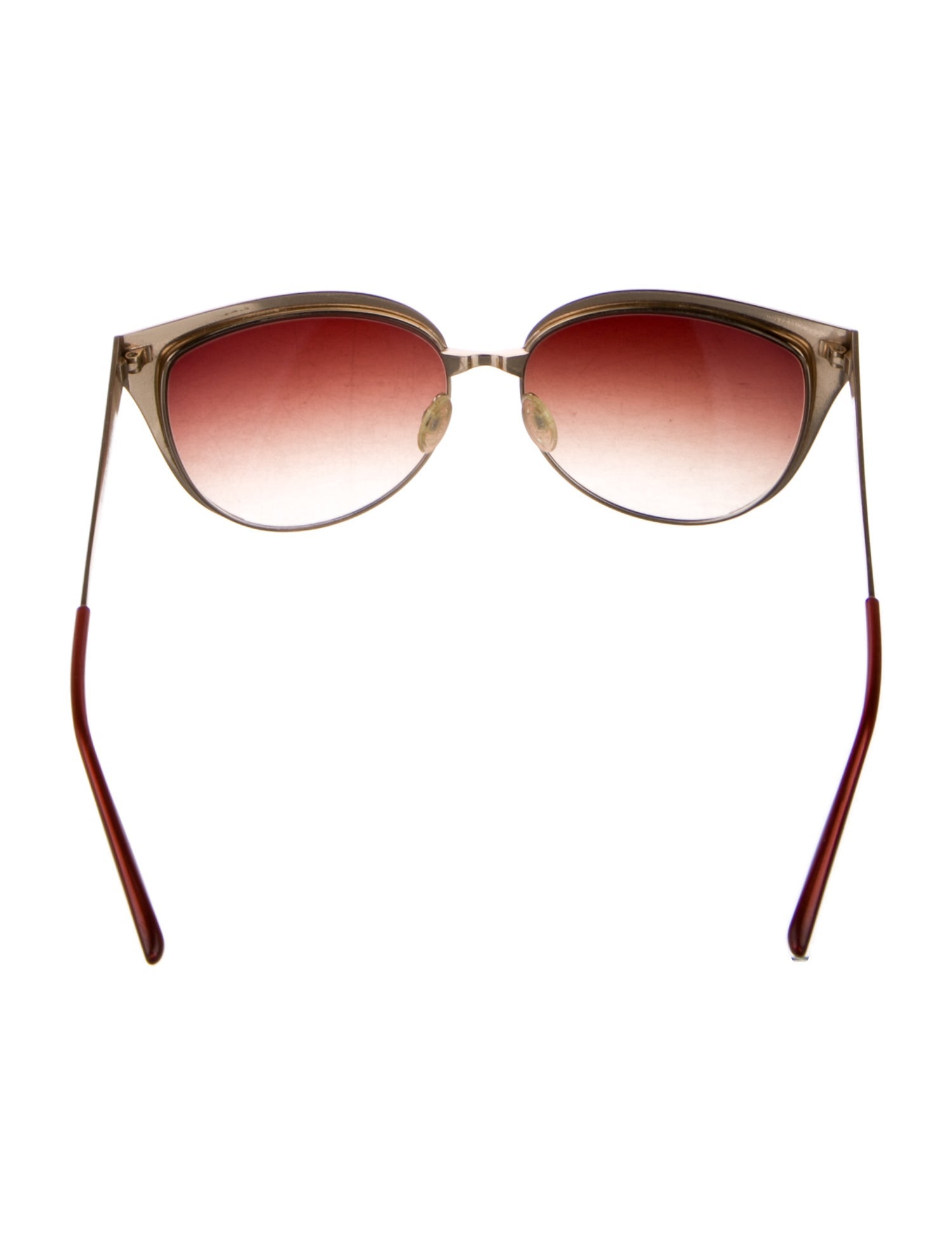 Barton Perreira Cat-Eye Gradient Sunglasses