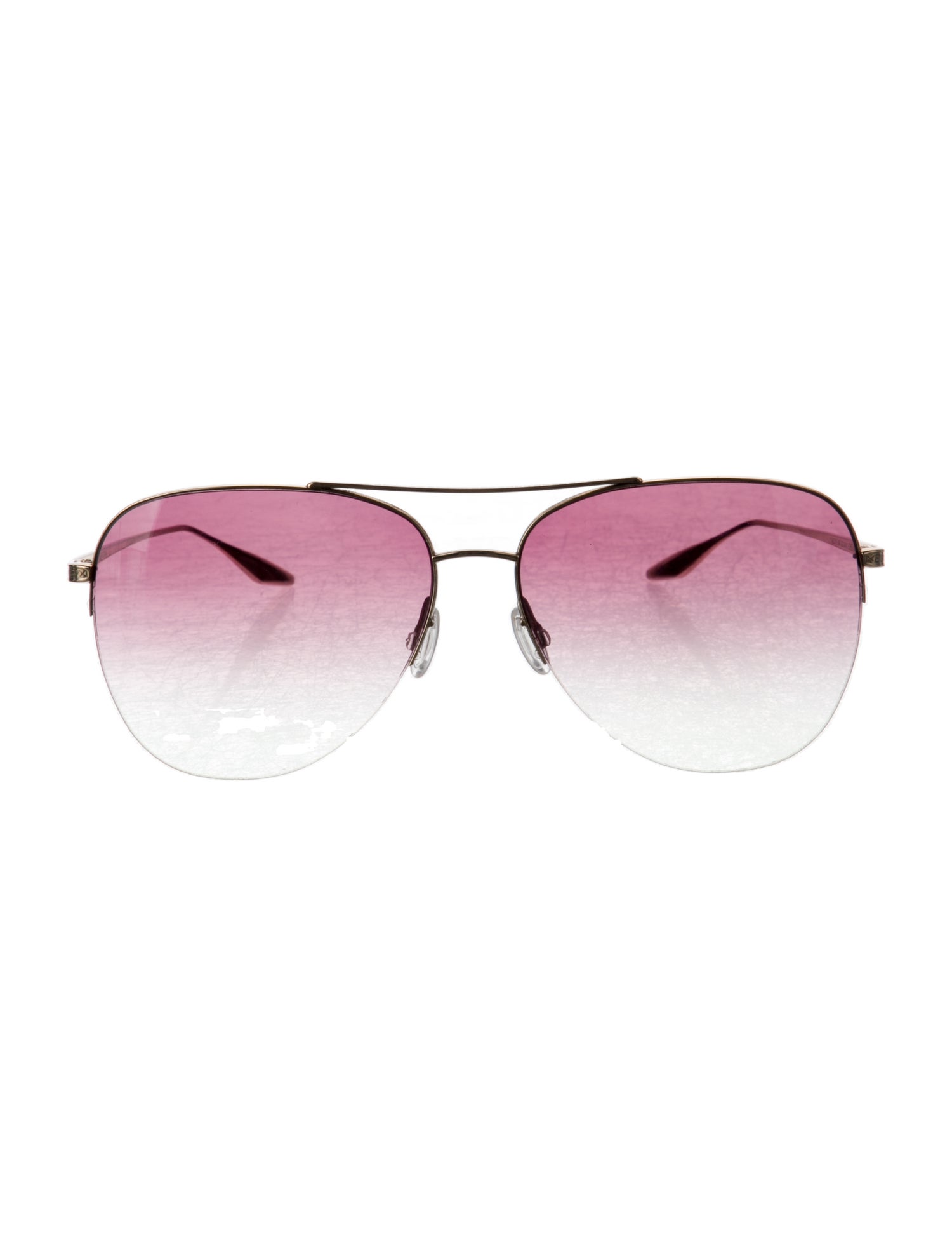 Barton Perreira Aviator Gradient Sunglasses