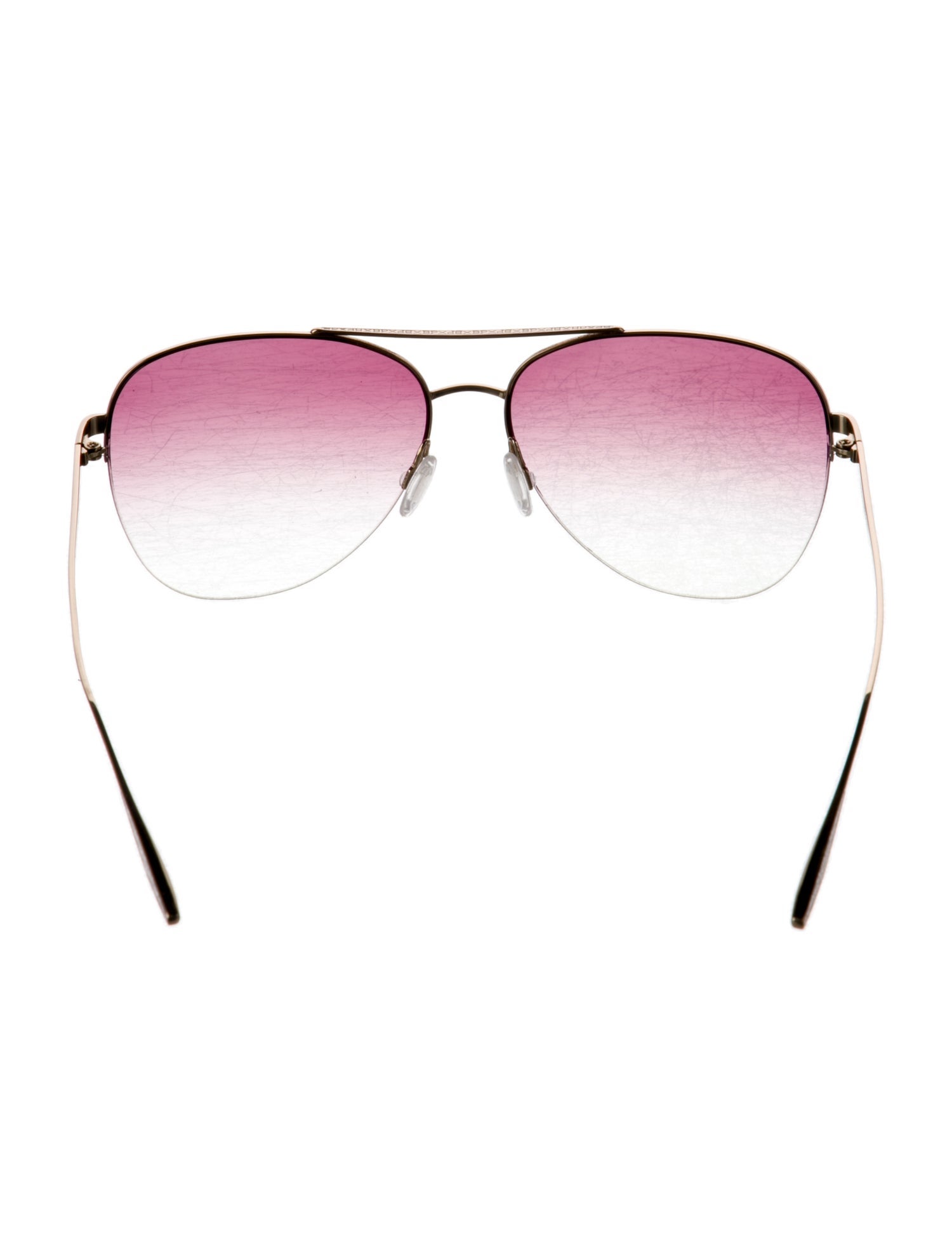Barton Perreira Aviator Gradient Sunglasses