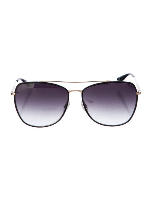 Barton Perreira Aviator Gradient Sunglasses