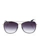 Barton Perreira Aviator Gradient Sunglasses