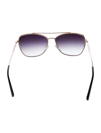 Barton Perreira Aviator Gradient Sunglasses