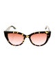 Barton Perreira Cat-Eye Gradient Sunglasses