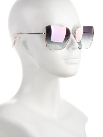 Barton Perreira Fair Lady Square Sunglasses