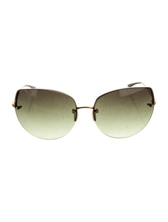 Barton Perreira Oversize Gradient Sunglasses