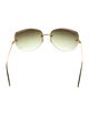 Barton Perreira Oversize Gradient Sunglasses