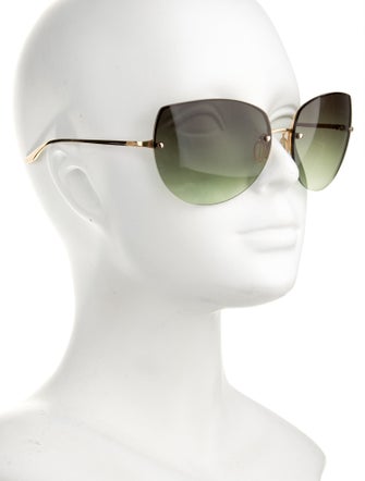 Barton Perreira Oversize Gradient Sunglasses