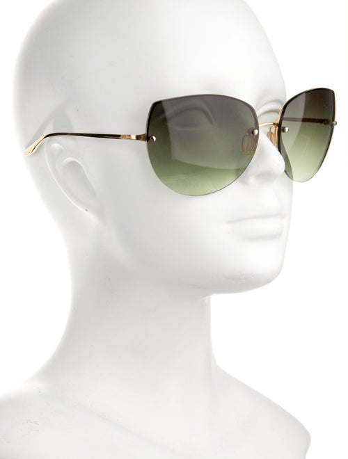 Barton Perreira Oversize Gradient Sunglasses
