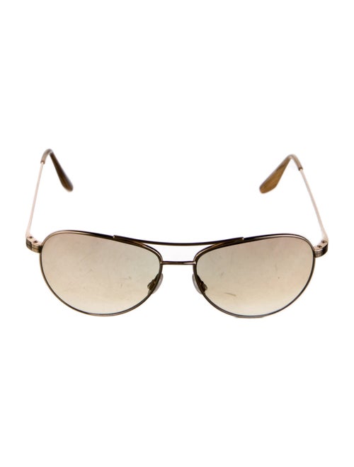 Barton Perreira Aviator Gradient Sunglasses
