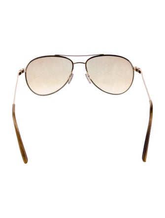 Barton Perreira Aviator Gradient Sunglasses