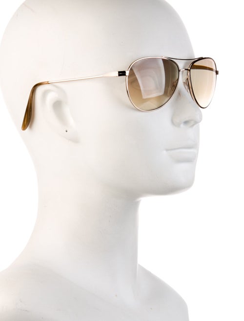 Barton Perreira Aviator Gradient Sunglasses