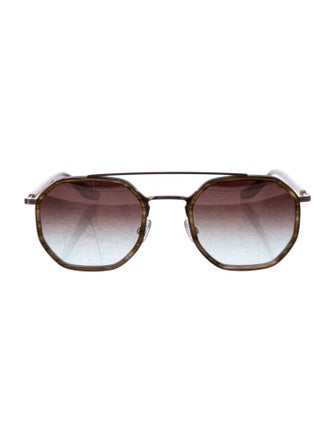 Barton Perreira Square Gradient Sunglasses