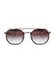 Barton Perreira Square Gradient Sunglasses