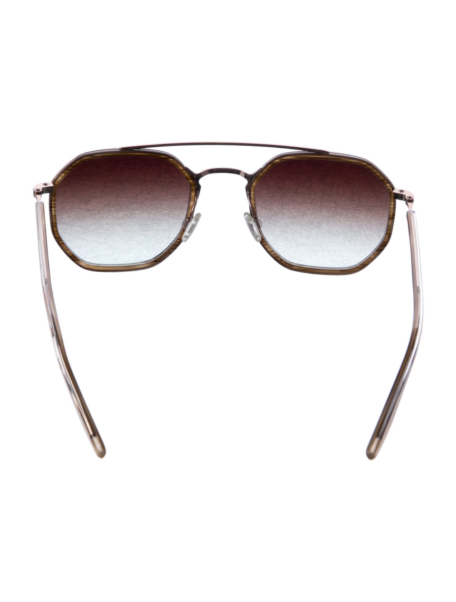 Barton Perreira Square Gradient Sunglasses