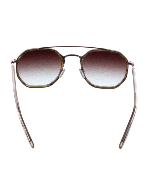 Barton Perreira Square Gradient Sunglasses