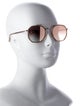 Barton Perreira Square Gradient Sunglasses
