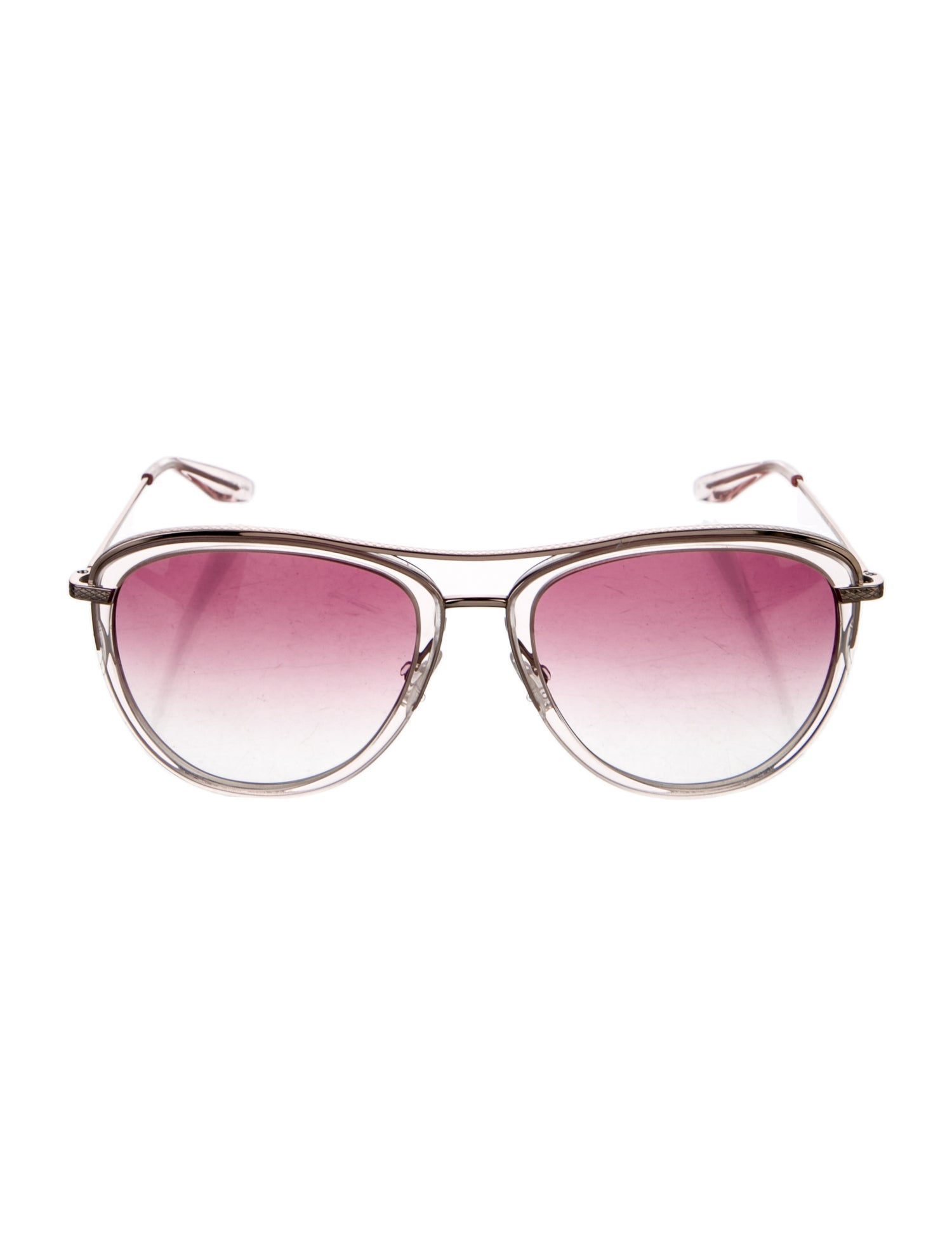 Barton Perreira Aviator Gradient Sunglasses