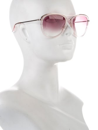 Barton Perreira Aviator Gradient Sunglasses